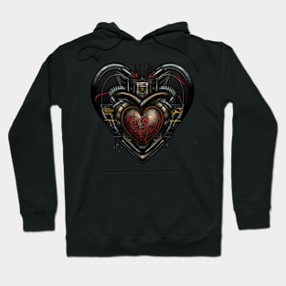 Robotic Heart Hoodie